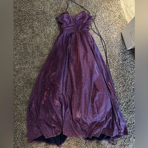PURPLE PROM DRESS
